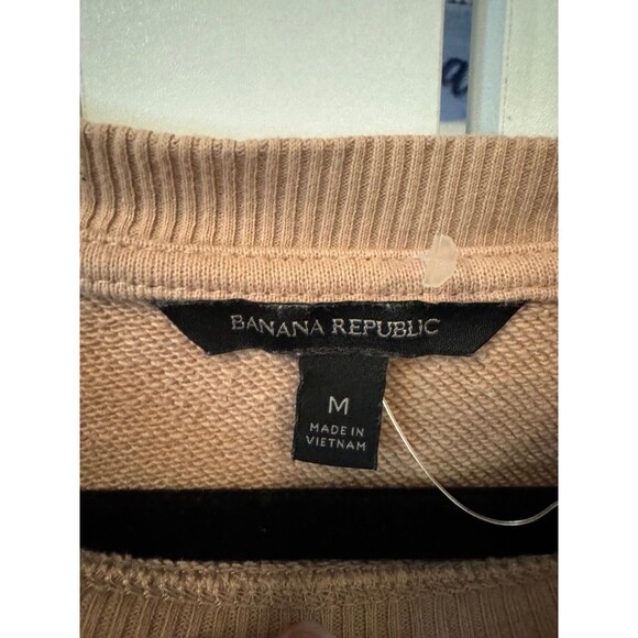 Banana Republic Khaki Crewneck – Women’s Size Medium - Picture 3 of 3